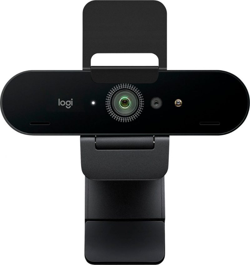 Logitech - Brio 4K Pro 4096 x 2160 Webcam with Noise-Canceling Mic - Black