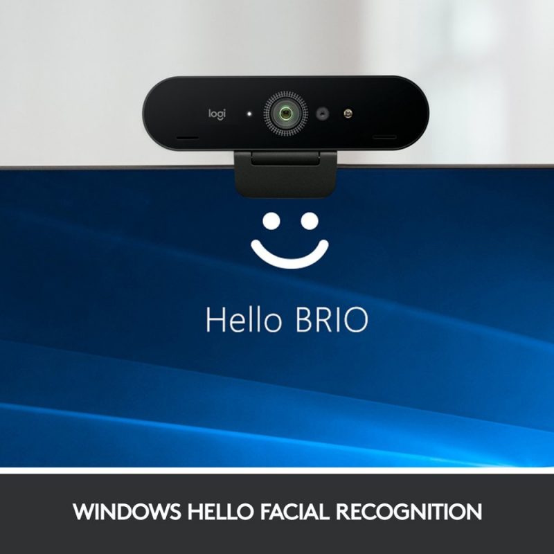 Logitech - Brio 4K Pro 4096 x 2160 Webcam with Noise-Canceling Mic - Black - Image 6