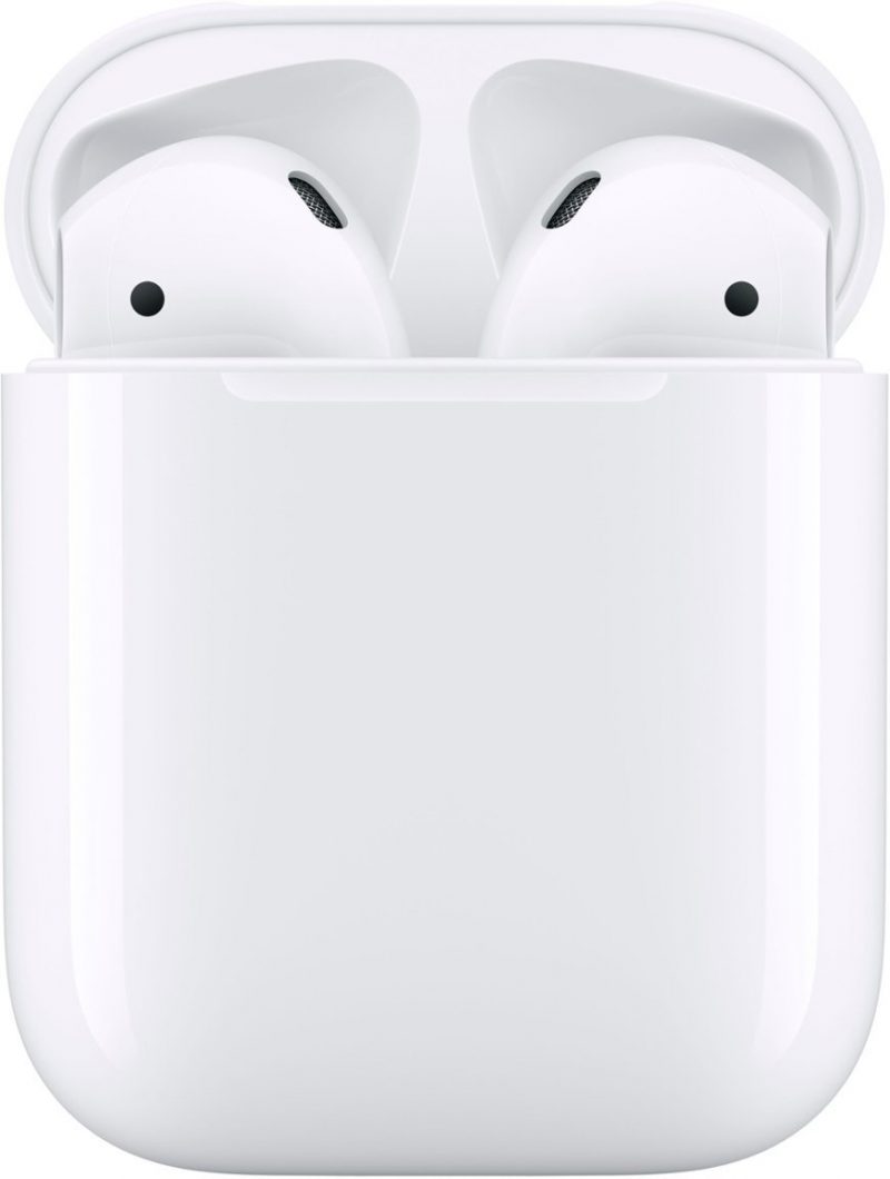 Apple - AirPods with Charging Case (2nd generation) - White - Image 3