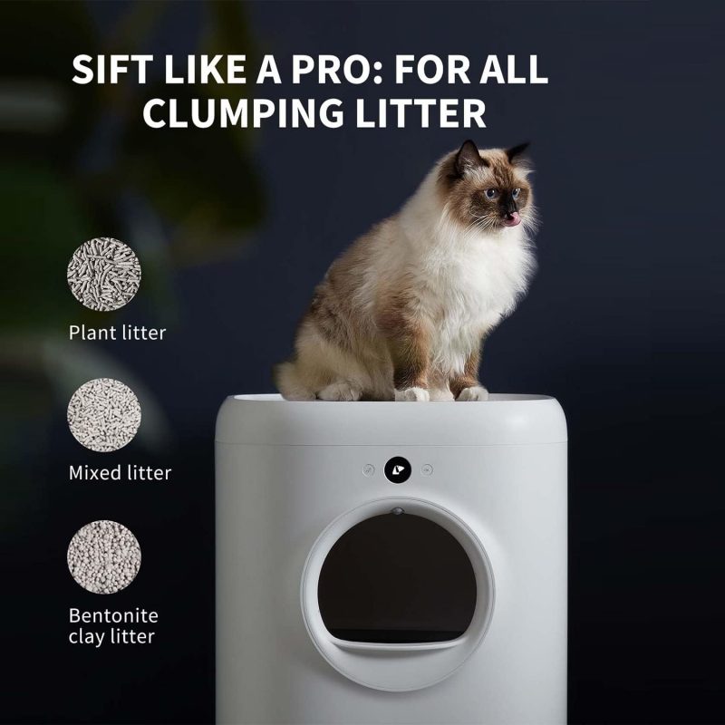 PETKIT PuraX Self-Cleaning Litter Box, Scooping Free and Automatic for Multiple Cats with Mat, xSecure/Odor Removal/APP Control - Image 3