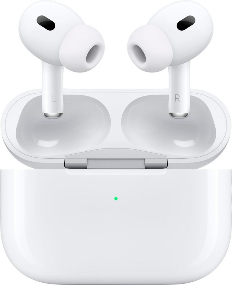 Apple - AirPods Pro (2nd generation) with MagSafe Case (USB‑C) - White - Image 2