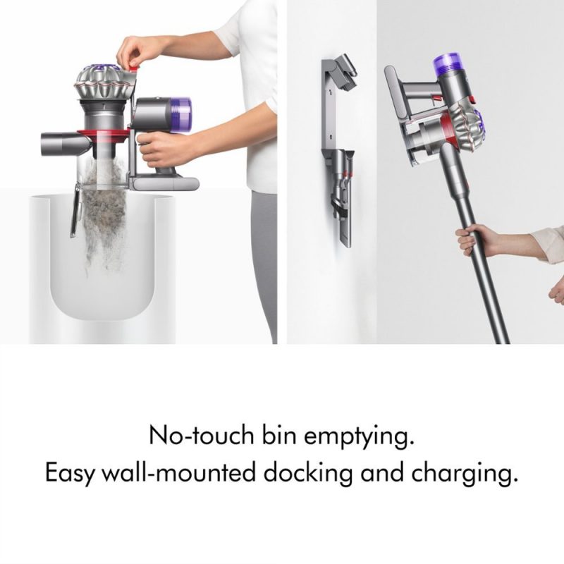 Dyson - V8 Cordless Vacuum with 6 accessories - Silver/Nickel - Image 12