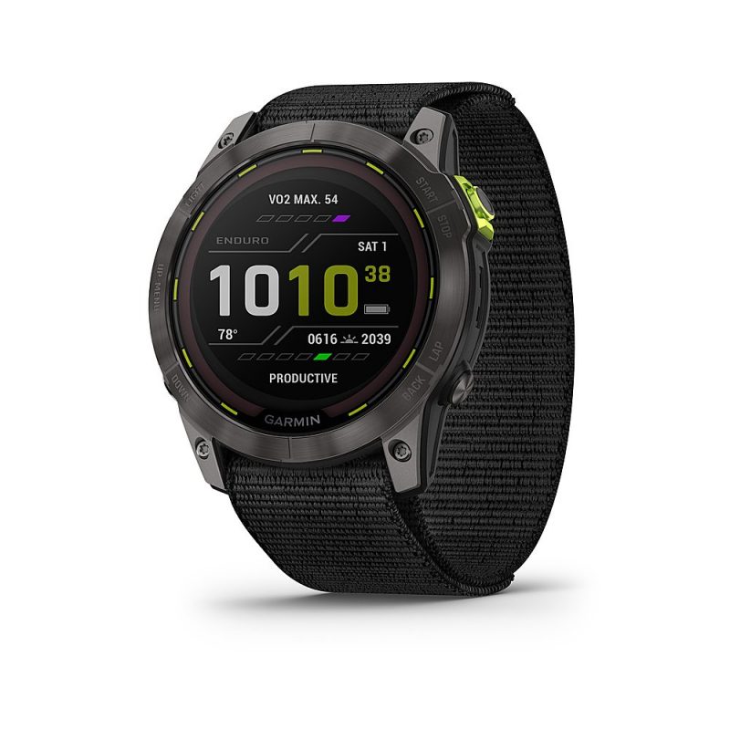 Garmin - Enduro 2 GPS Smartwatch 51mm Fiber-Reinforced Polymer with Titanium Rear Cover - Carbon Gray - Image 9