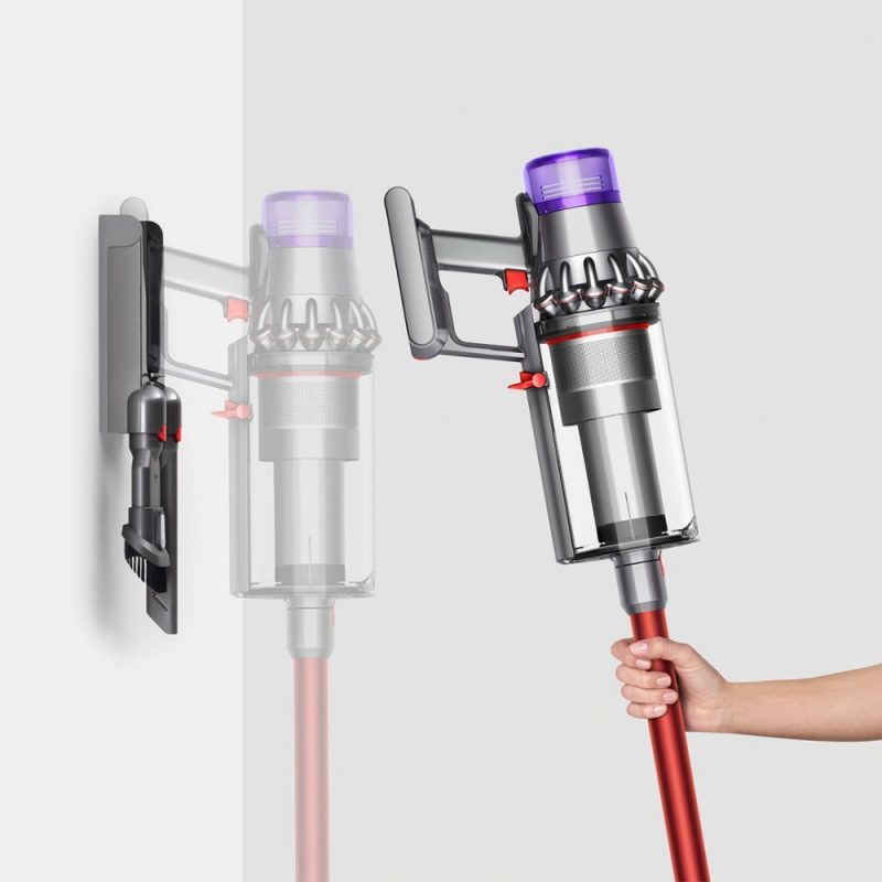 Dyson - Outsize Cordless Vacuum with 6 accessories - Nickel/Red - Image 8