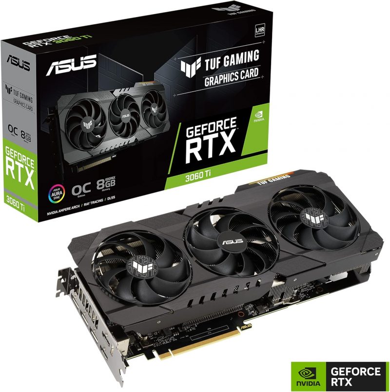 ASUS TUF Gaming -  NVIDIA GeForce RTX 3060 Ti OC Edition Graphics Card