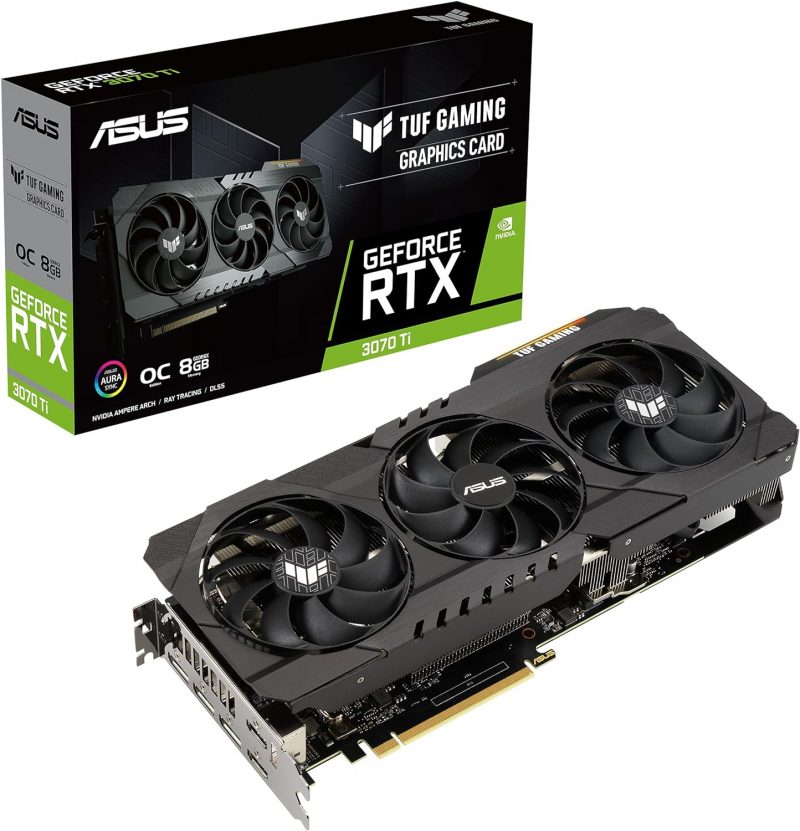 ASUS TUF Gaming NVIDIA GeForce RTX 3070 Ti OC Edition Graphics Card