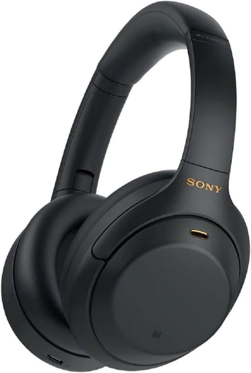 Sony WH-1000XM4 Wireless Premium Noise Canceling Overhead Headphones with Mic for Phone-Call and Alexa Voice Control, Black WH1000XM4