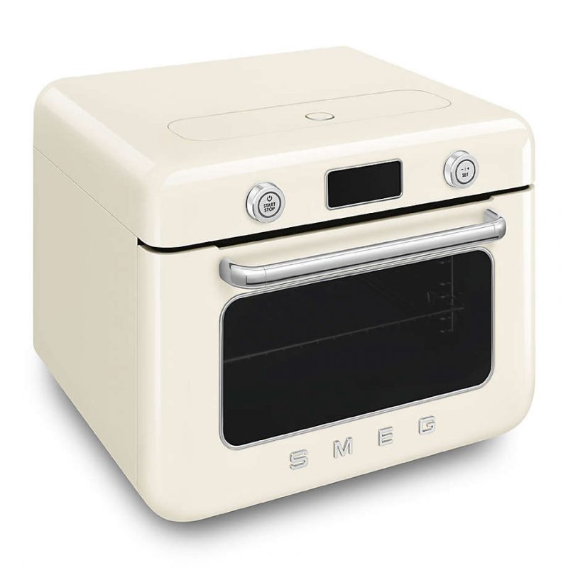 SMEG Cream Countertop Air Fry Oven With Steam - Image 2