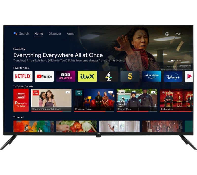 JVC LT-43CA320 Android TV 43′ Smart Full HD LED TV with Google Assistant