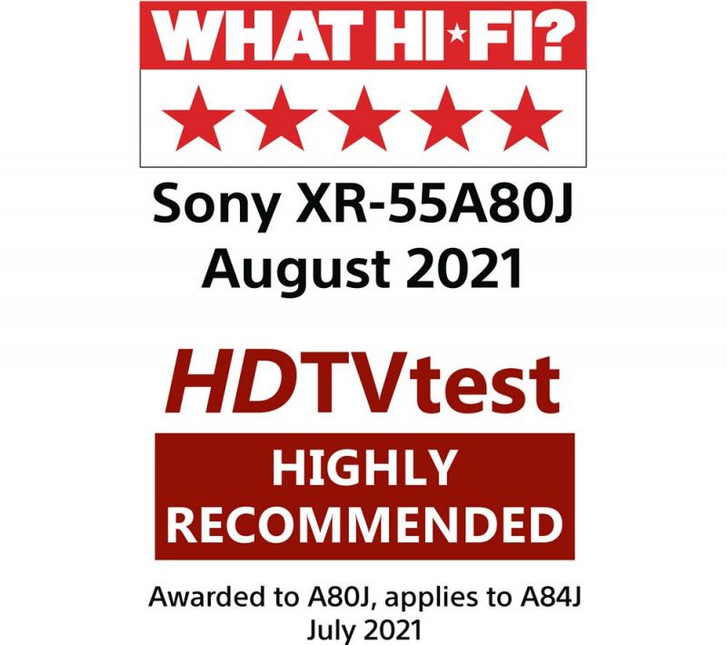 2023 SONY BRAVIA XR55A80JU 55′ Smart 4K Ultra HD HDR OLED TV with Google TV & Assistant - Image 5